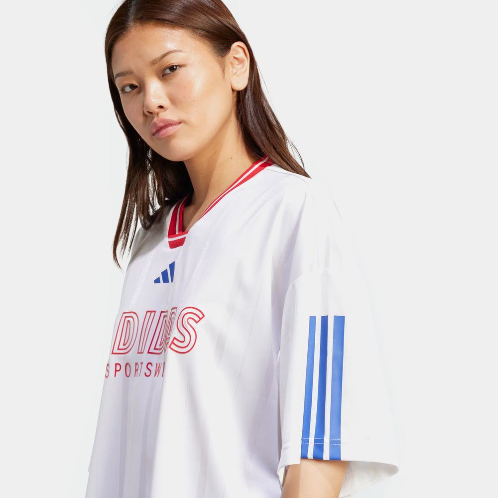 Футболка женская adidas Tiro Nations Boyfriend