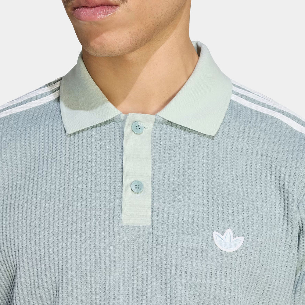 Поло мужское adidas Originals Summer Glow Waffle Knit