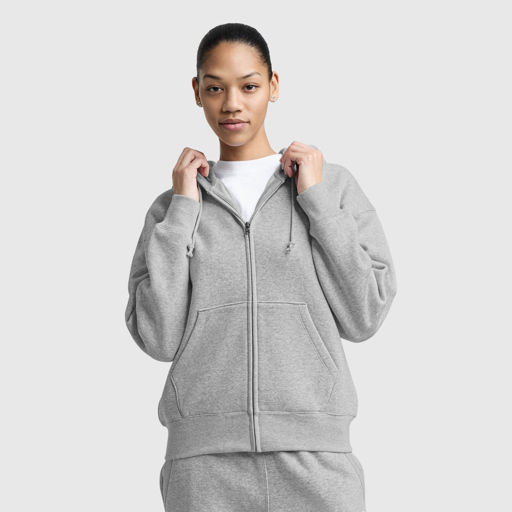 Худи женское Champion Powerblend Fleece Zip-Up