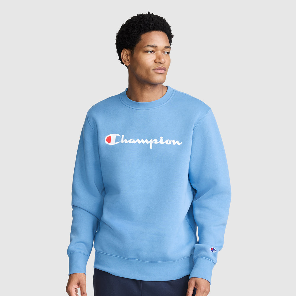Свитшот мужской Champion Powerblend Crewneck Classic Script