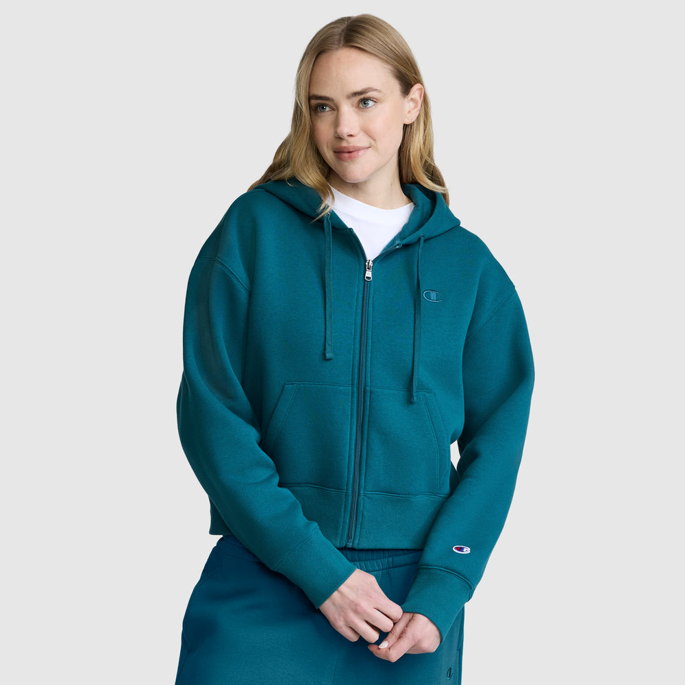 Худи женское Champion Cropped Zip-Up