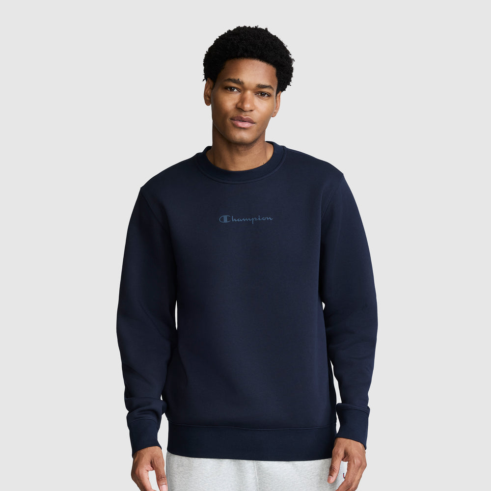 Свитшот мужской Champion Powerblend Crewneck Tonal Script