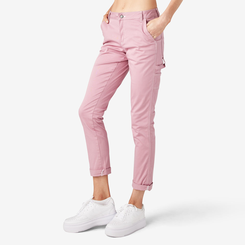Брюки женские Dickies Slim Straight Fit Roll Hem Carpenter