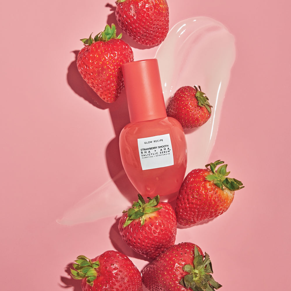 Сыворотка Glow Recipe Strawberry Smooth BHA+AHA Salicylic Serum