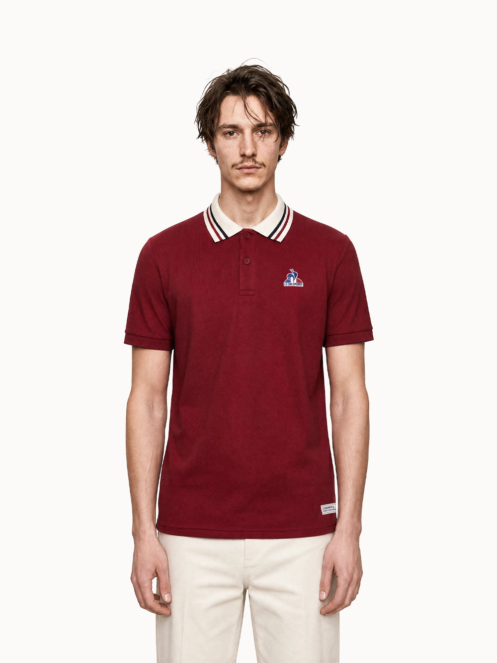 Поло мужское Le Coq Sportif Tricolore