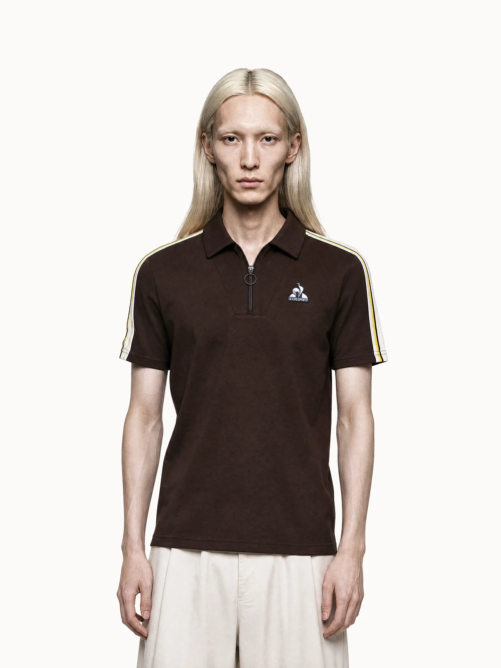Поло мужское Le Coq Sportif Heritage Zip