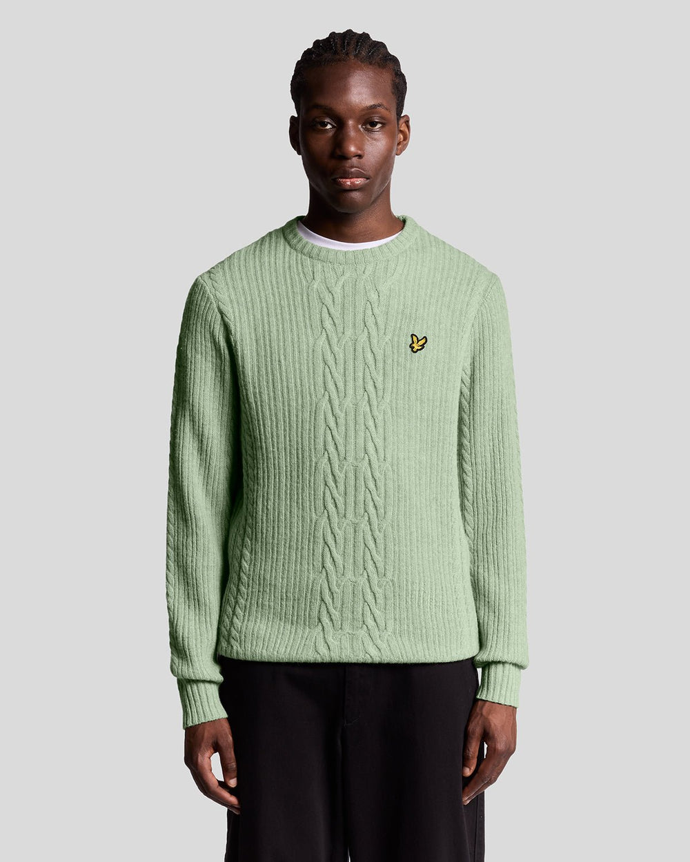 Свитер мужской Lyle & Scott с косами