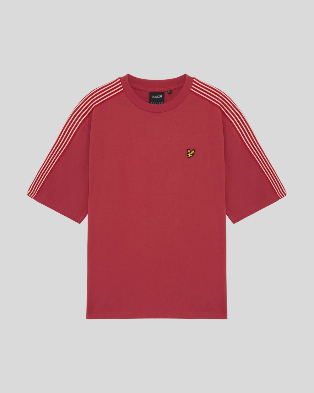 Футболка мужская Lyle & Scott с лампасами на рукавах