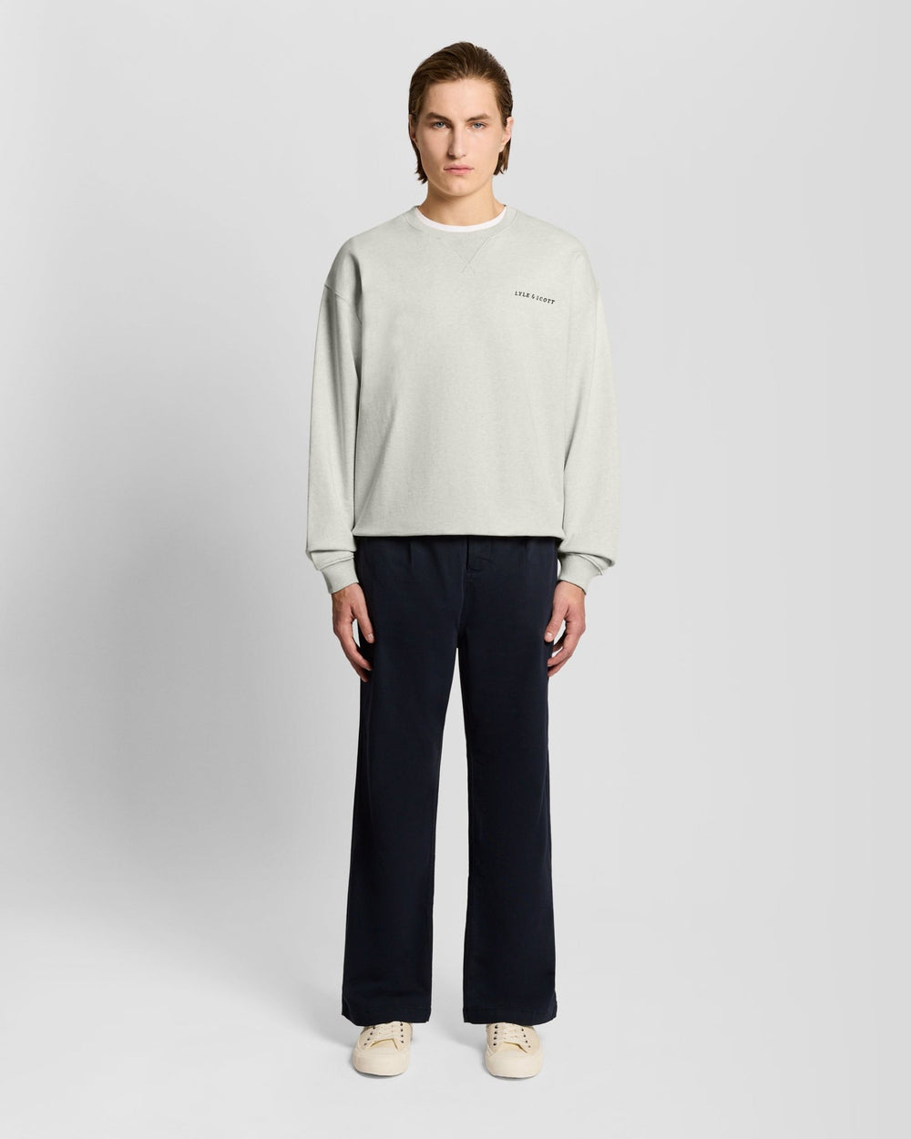 Свитшот мужской Lyle & Scott Heavyweight Script