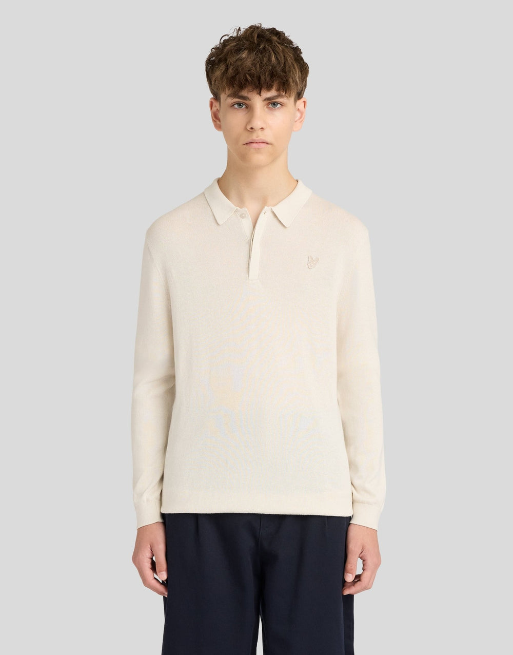 Поло детское Lyle & Scott с длинным рукавом