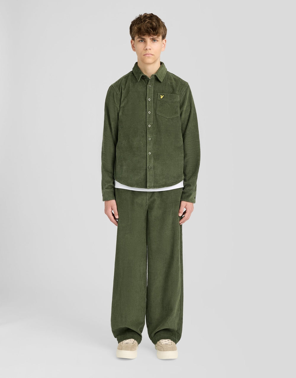 Рубашка детская Lyle & Scott вельветовая