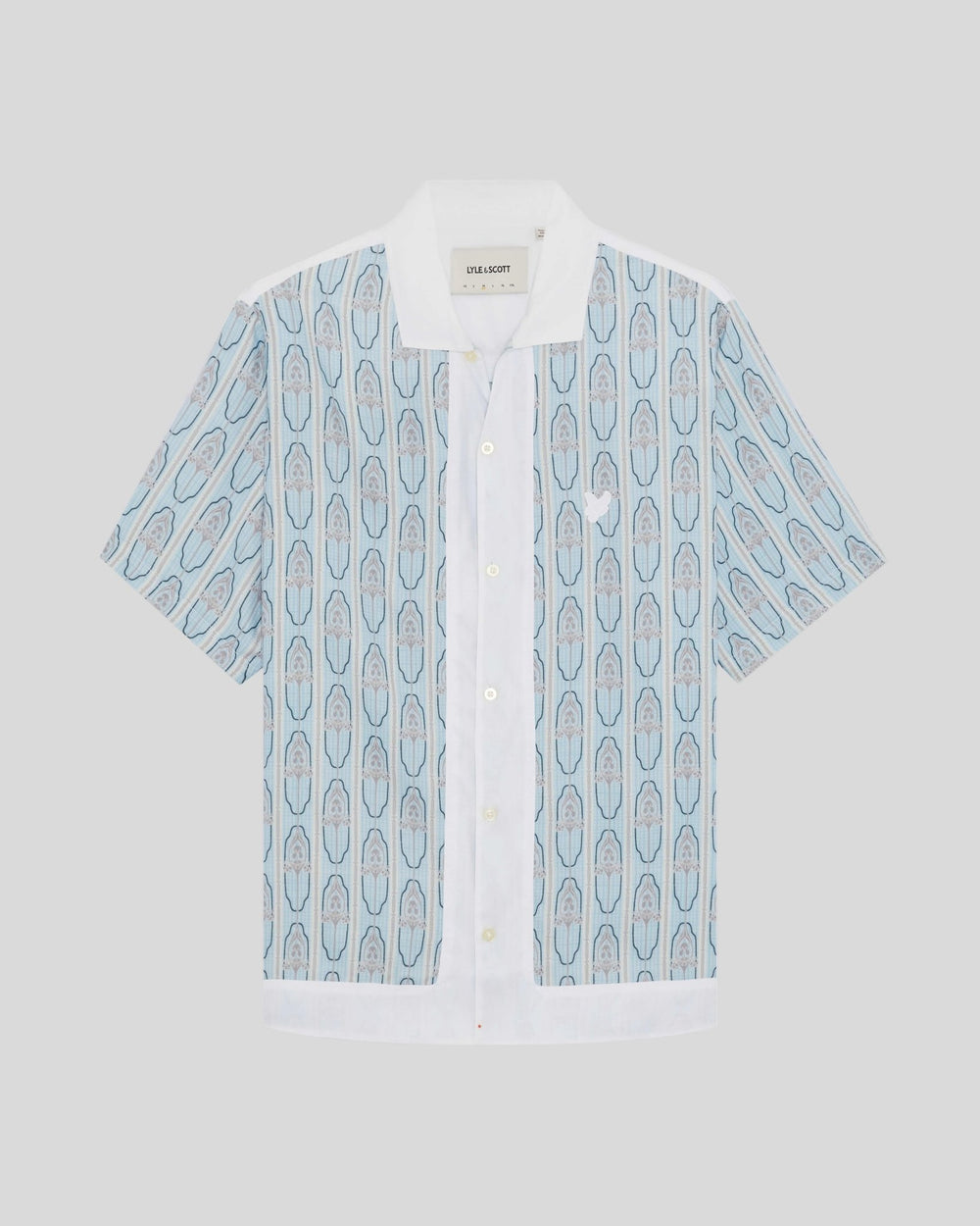 Рубашка мужская Lyle & Scott с цветочным принтом