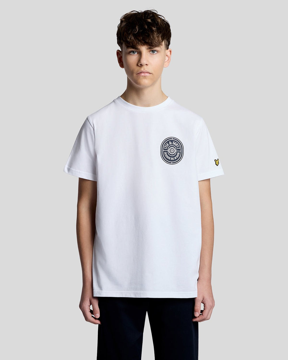 Футболка детская Lyle & Scott с графической эмблемой
