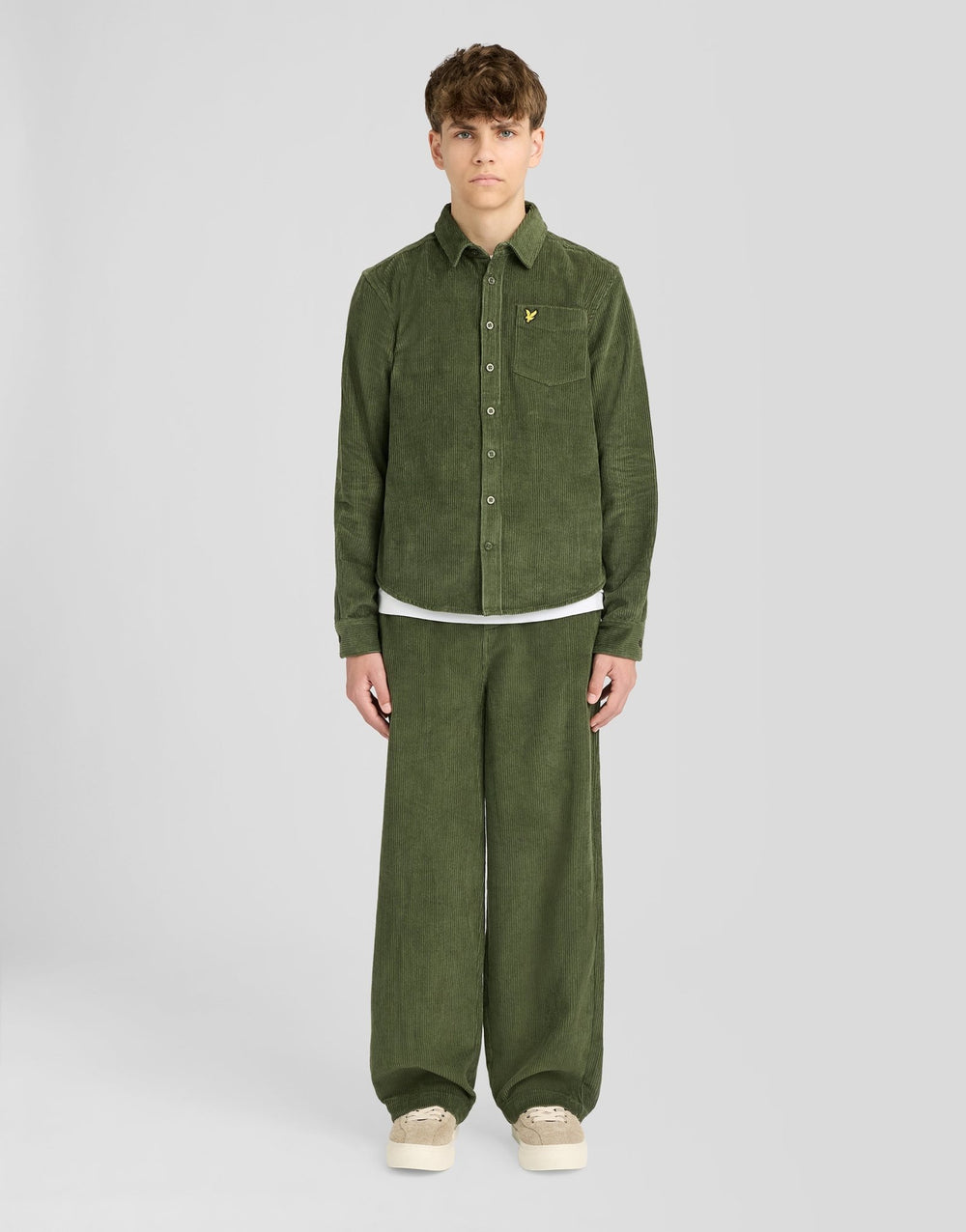 Брюки детские Lyle & Scott вельветовые прямые