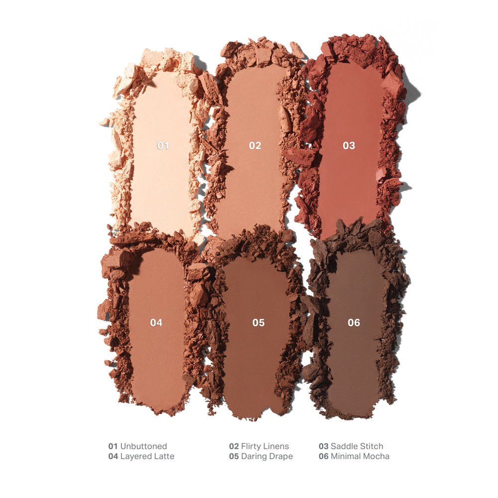 Палетка теней Morphe ChromaPlus 6-Pan Eyeshadow Palette, оттенок Tailored Nudes