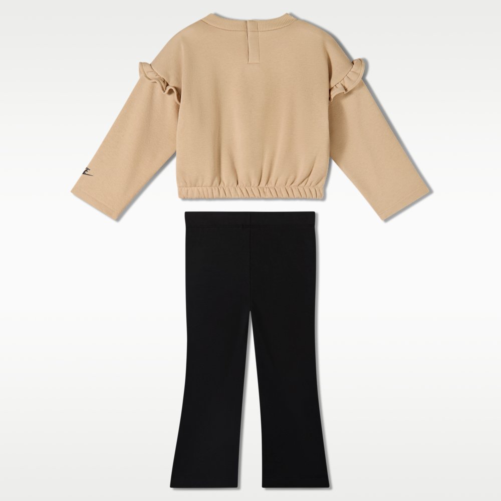 Комплект детский Nike Ruffle Crew and Flared Leggings