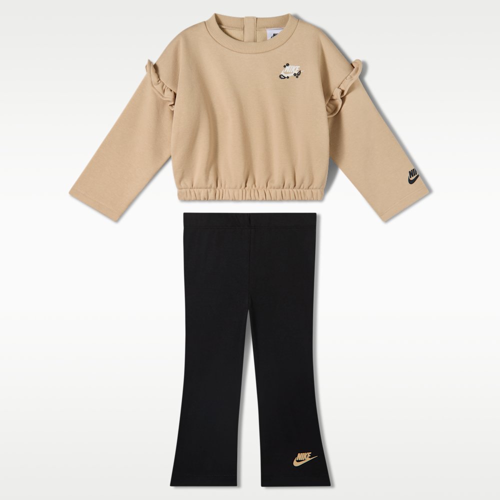 Комплект детский Nike Ruffle Crew and Flared Leggings