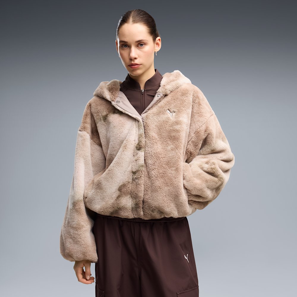 Куртка женская PUMA Street Glam Oversized Fleece