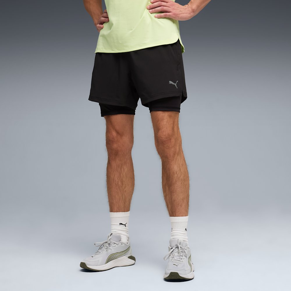 Шорты мужские PUMA PWRMODE Training 2 в 1