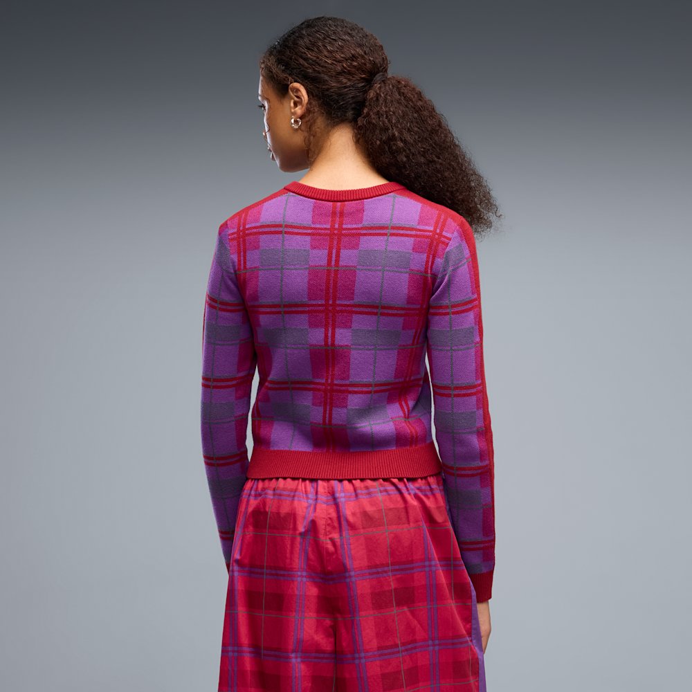 Свитер женский PUMA T7 Tartan Cardigan