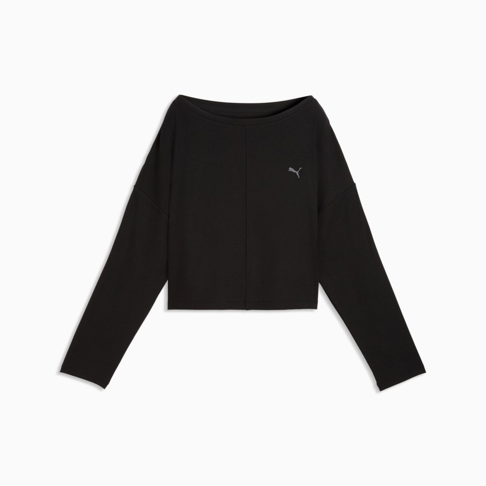 Лонгслив женский PUMA Cloudspun Ribbed Cloud