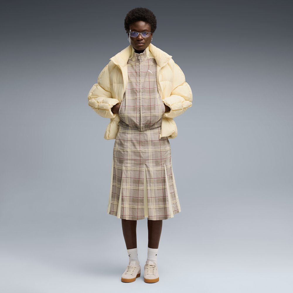 Юбка женская PUMA T7 Pleated Tartan Midi