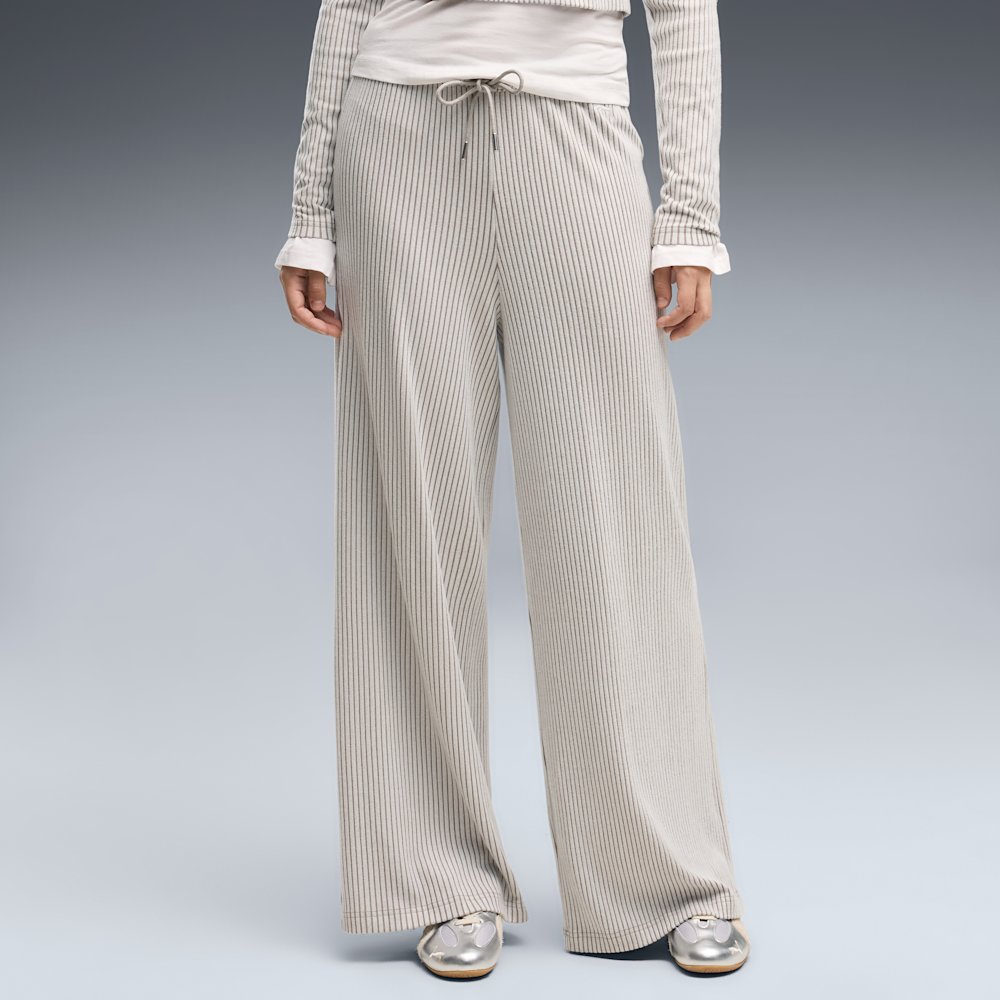 Брюки женские PUMA Essentials Ribbed Wide Leg