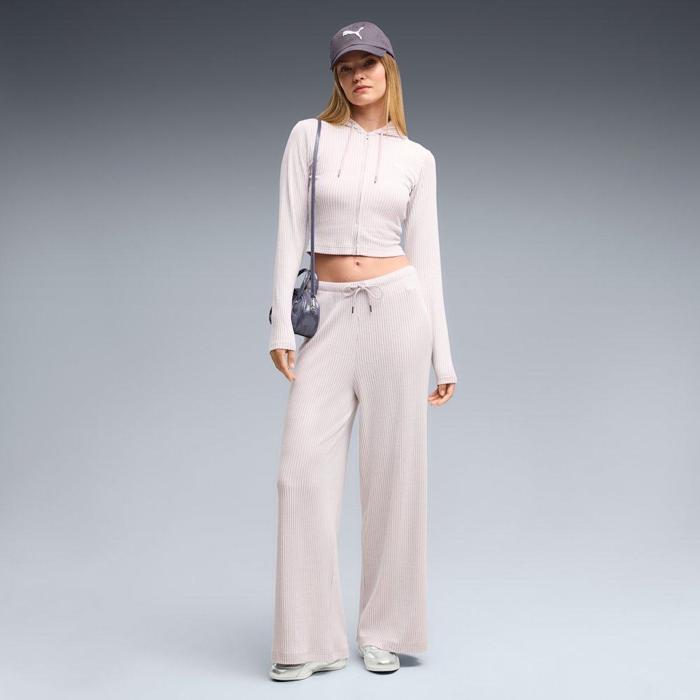 Брюки женские PUMA Essentials Ribbed Wide Leg