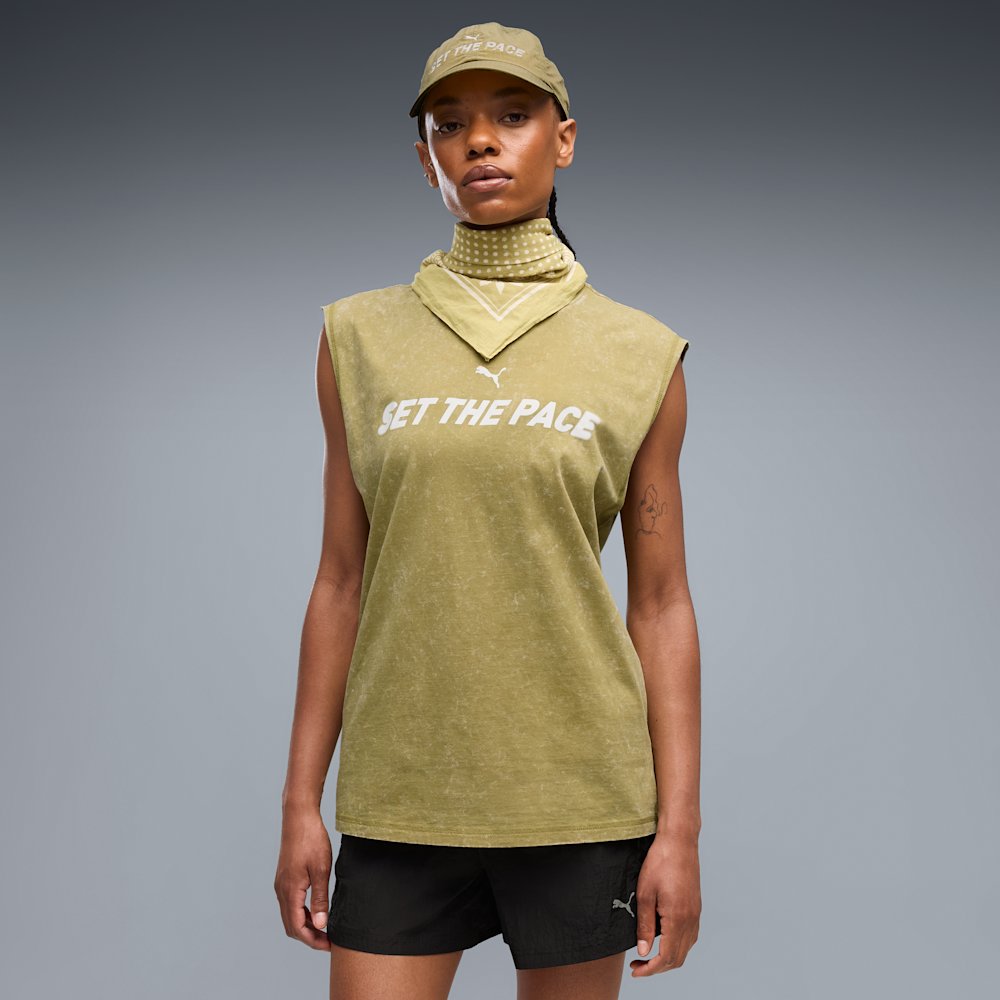Майка женская PUMA Run Culture Relaxed Washed