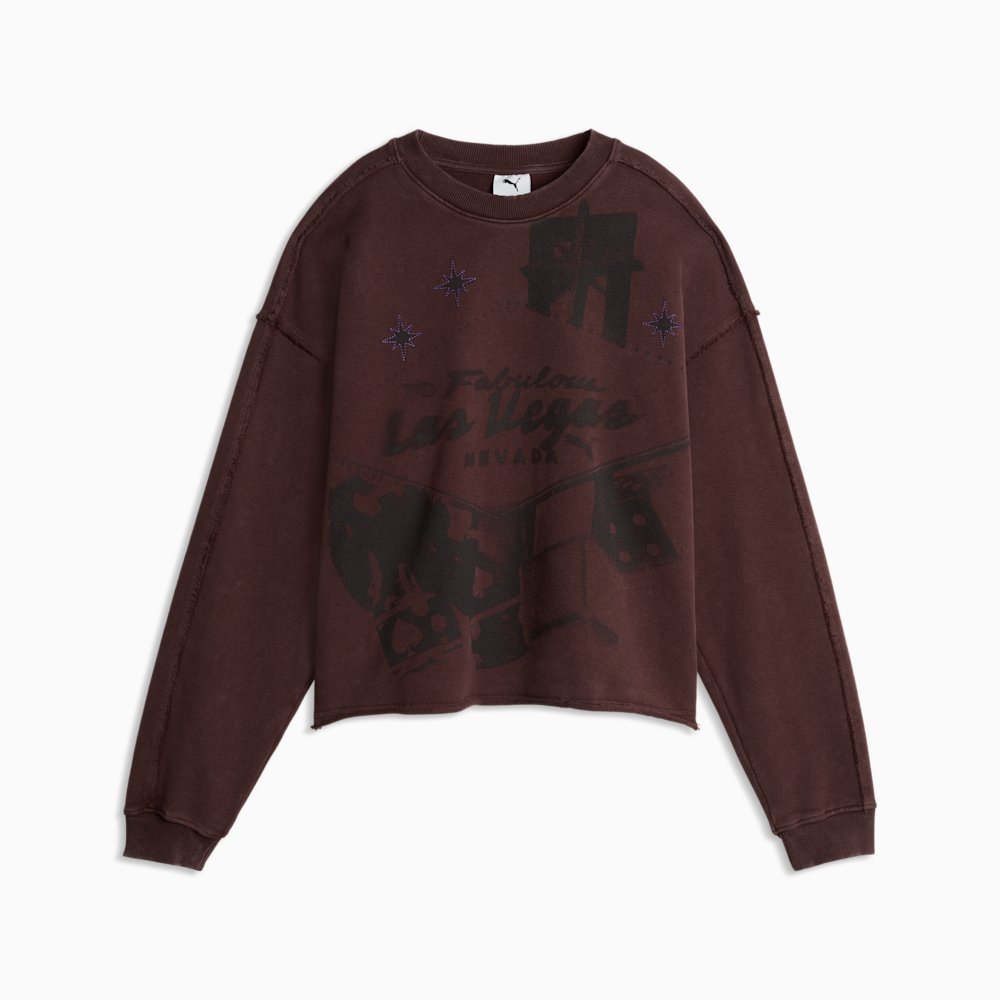 Свитшот женский PUMA Las Vegas Relaxed Crew