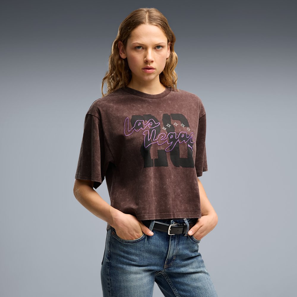 Футболка женская PUMA Las Vegas Oversized Graphic