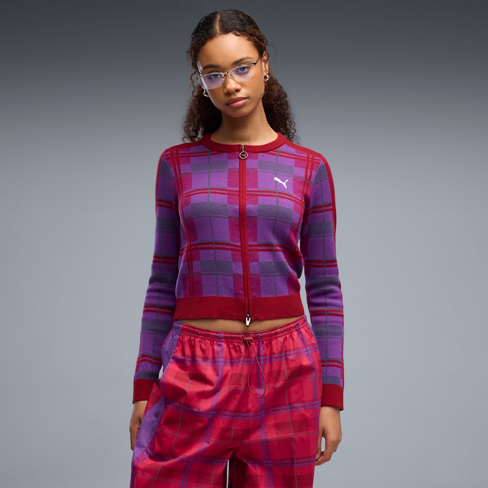 Свитер женский PUMA T7 Tartan Cardigan