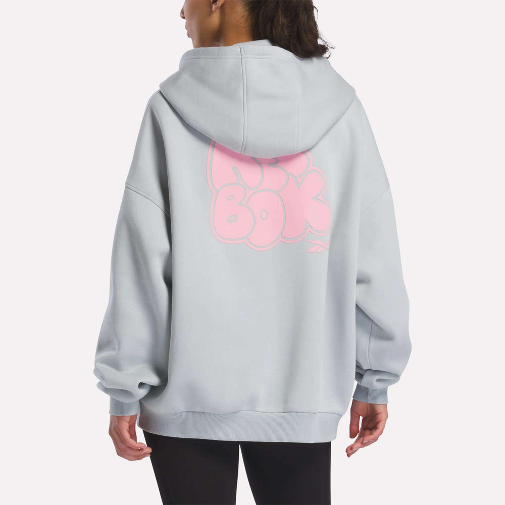 Худи женское Reebok Relaxed Fleece