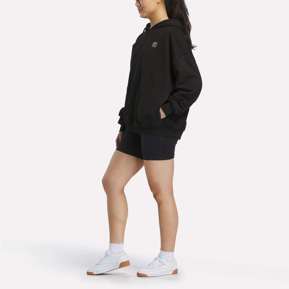 Худи женское Reebok Relaxed Fleece Graphic