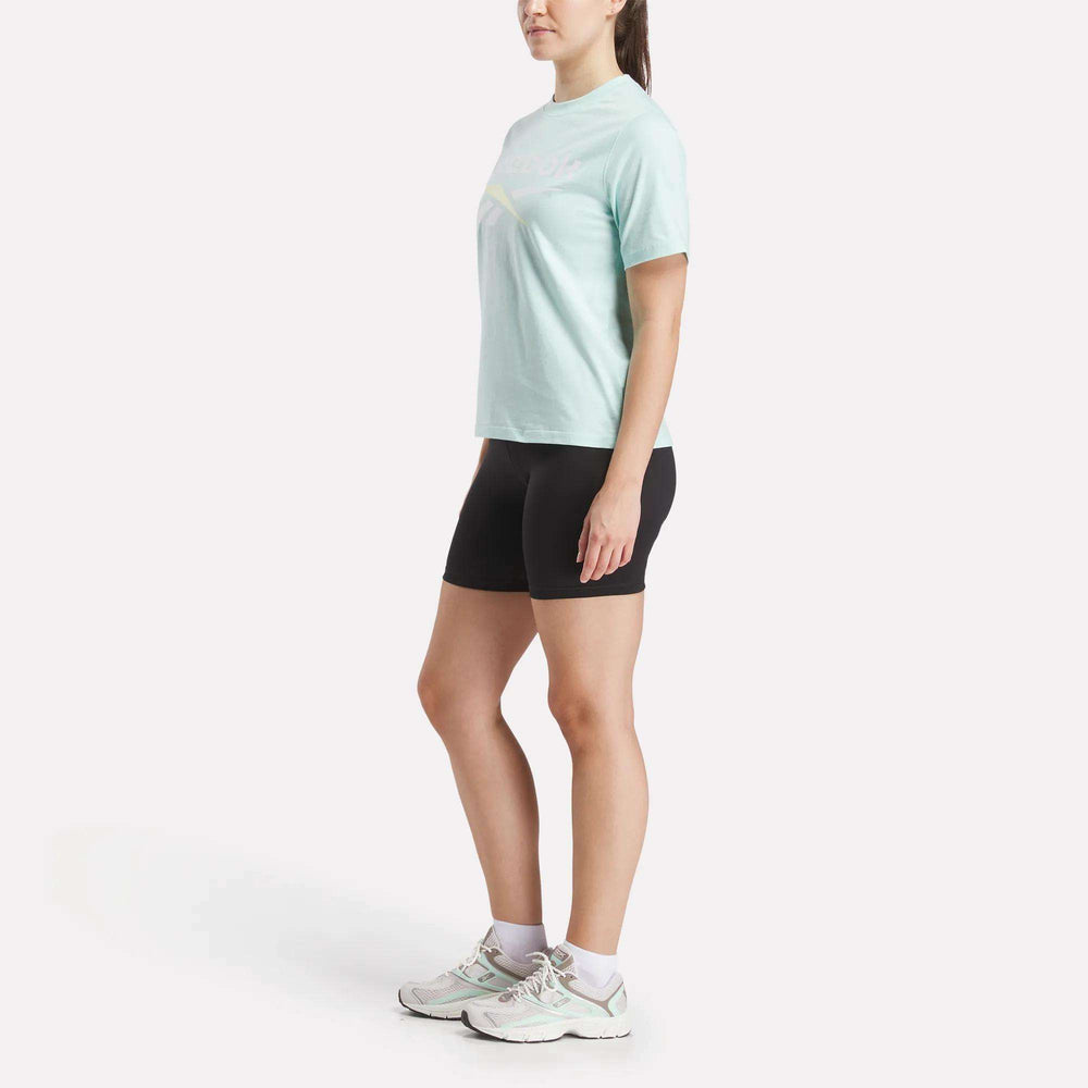 Футболка женская Reebok Two-Color Logo Crew