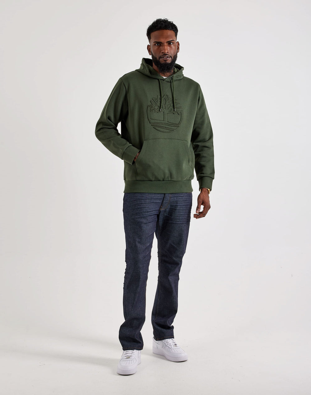 Худи мужское Timberland Tree Logo Patch Fleece