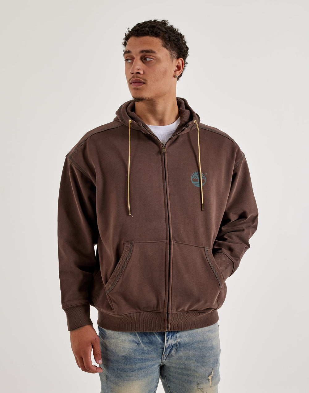 Худи мужское Timberland Full-Zip Fleece