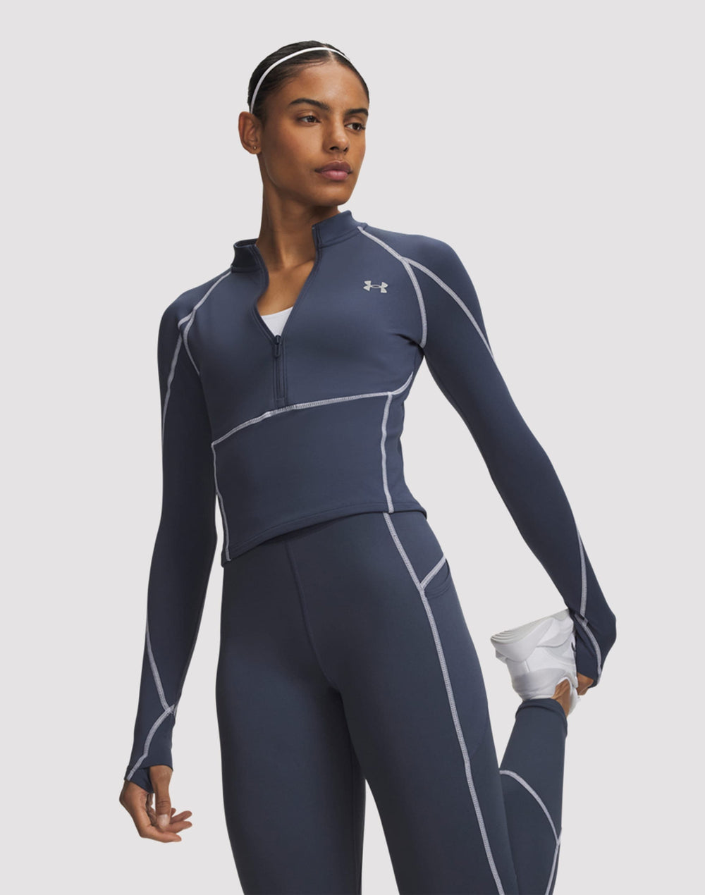 Лонгслив женский Under Armour ColdGear Elite на молнии 1/2
